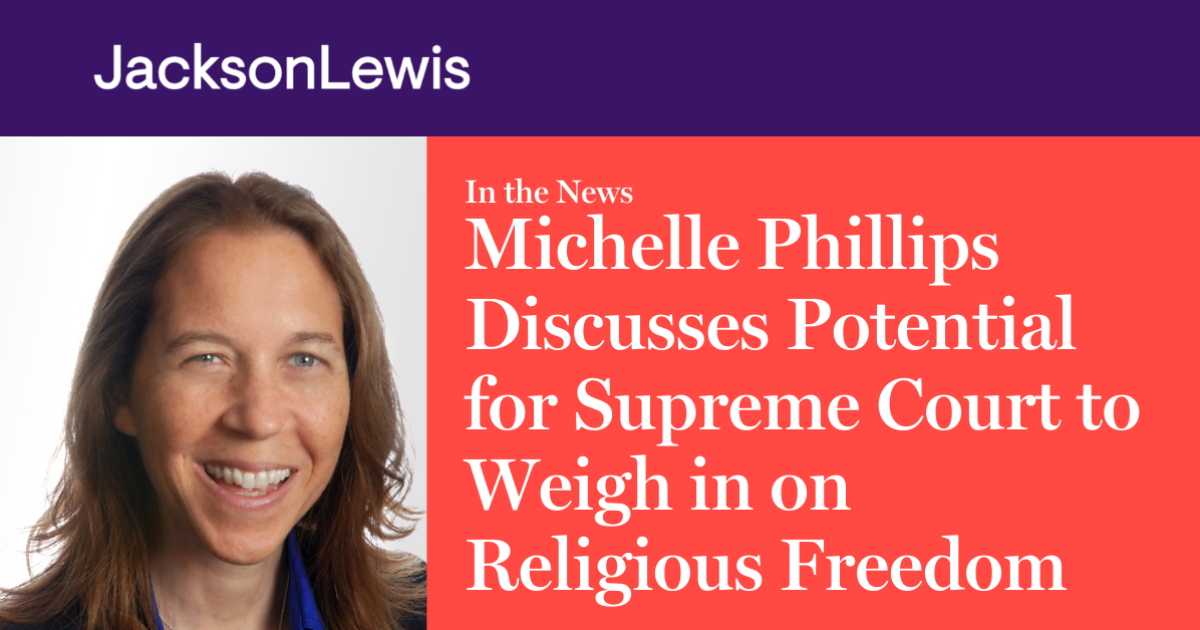 Michelle Phillips Discusses Potential for Supreme Court to Weigh in on